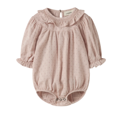 Lil' Atelier Romper - Peach whip 