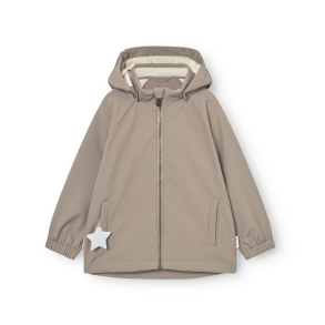 Mini A Ture Mataden Softshell jakke - Grey brown 