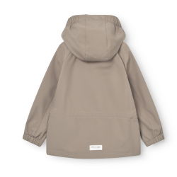 Mini A Ture Mataden Softshell jakke - Grey brown 