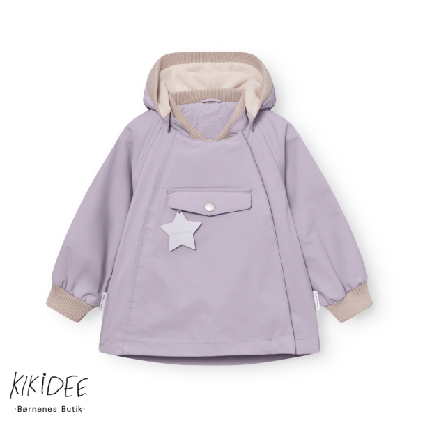 Mini A Ture Matwai Fleece Jakke - Minimal lilac 
