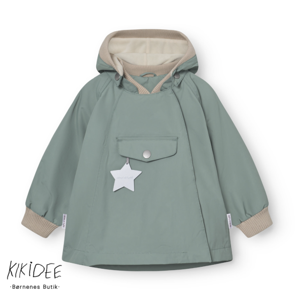 Mini A Ture Matwai Fleece Jakke - Granite green 