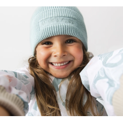 Mini A Ture Matboje Beanie - Granite green