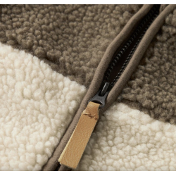 Lil' Atelier Loose Teddy Vest - Turtledove