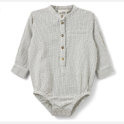 Sofie Schnoor Marios Body - White black striped