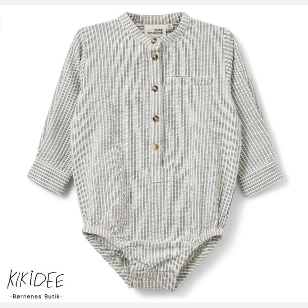 Sofie Schnoor Marios Body - White black striped
