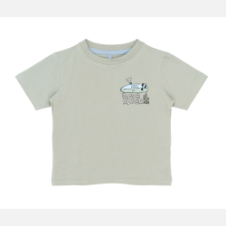 The New Stuart T-shirt - Aqua grey