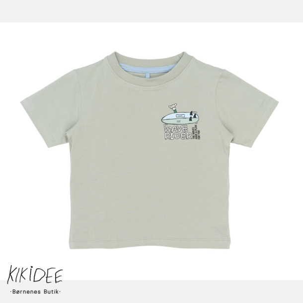The New Stuart T-shirt - Aqua grey