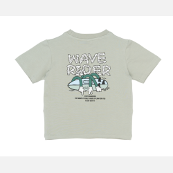 The New Stuart T-shirt - Aqua grey