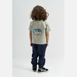 The New Stuart T-shirt - Aqua grey