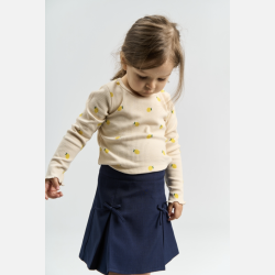 The New Smilla Rib Bluse - Gardenia Lemon 