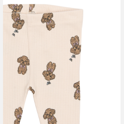 The New Sona Rib Leggings - Silver Peony 