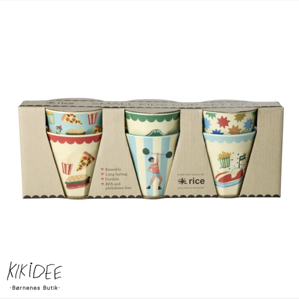 Rice Melamine Kopper Small 6pak - Fun Fair Mint 