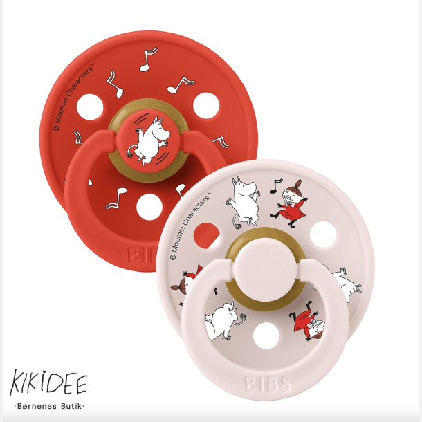 Bibs x Moomin Colour Sutter 2pak Latex Size 2 - Candy Apple Mix