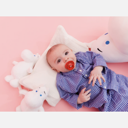 Bibs x Moomin Colour Sutter 2pak Latex Size 2 - Candy Apple Mix