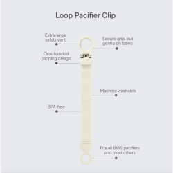 BIBS x Moomin Suttesnor Loop - Ivory