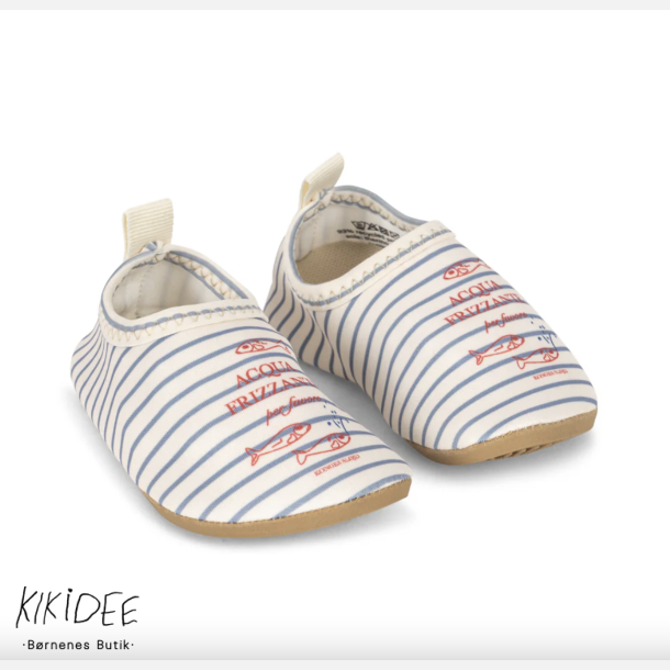 Konges Sl�jd Aster Badesko - Stripe blue 