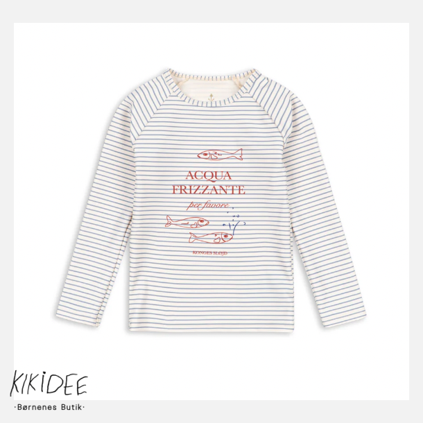 Konges Sl�jd Aster Badebluse - Stripe blue 