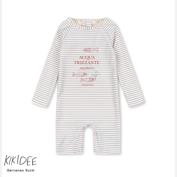 Konges Sl�jd Aster Badeheldragt - Stripe blue 