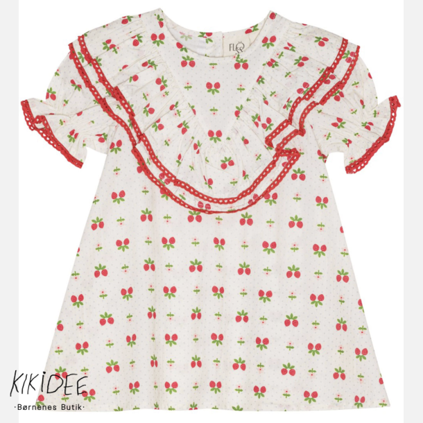 Fl�ss Kjole Sofia - Soft White Berry