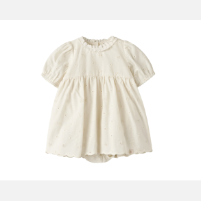 Lil Atelier Flores Body Kjole - Coconut milk 