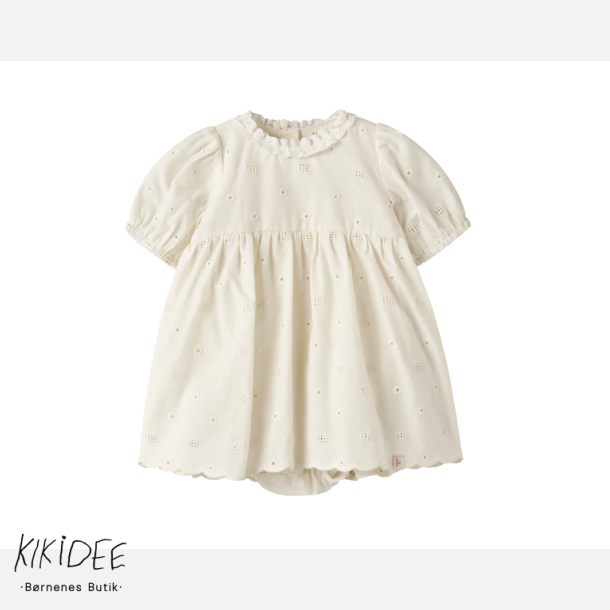 Lil Atelier Flores Body Kjole - Coconut milk 