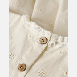 Lil Atelier Flores Body Kjole - Coconut milk 