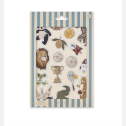 Konges Sl�jd Puffy Stickers - animals