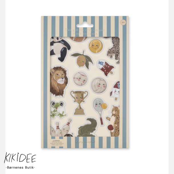 Konges Sl�jd Puffy Stickers - animals