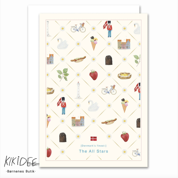 All By Voss Kort The All Stars Danish - A5 