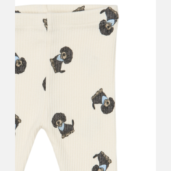 The New Sylvan Rib Leggings - Gardenia AOP