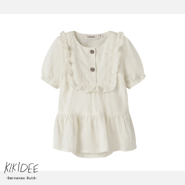 Lil' Atelier Hosa Body Kjole - Coconut milk