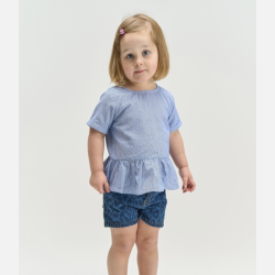 The New Thea T-shirt - Forever blue stripe 