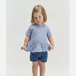 The New Thea T-shirt - Forever blue stripe 