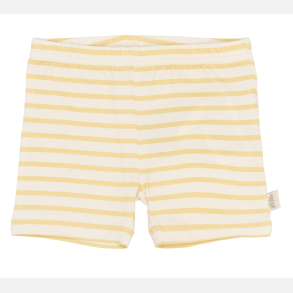 Petit Piao Biker Shorts - Citron striped