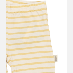 Petit Piao Biker Shorts - Citron striped
