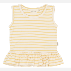 Petit Piao Sun Top - Citron striped