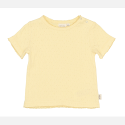 Petit Piao Suze Pointelle T-shirt - Mellow yellow 