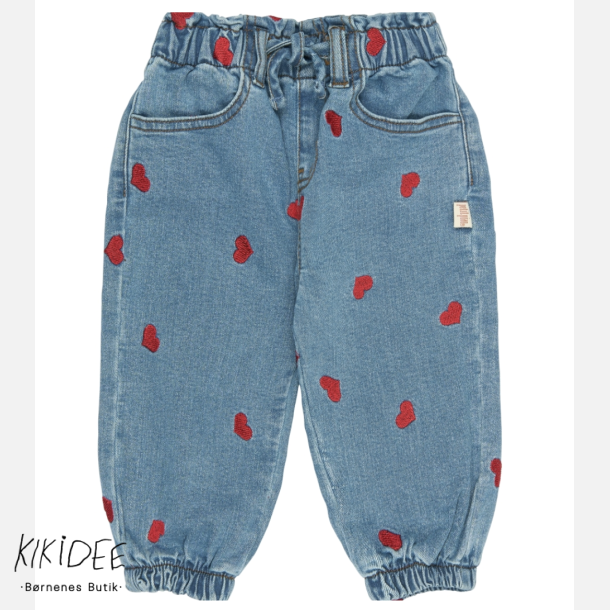 Petit Piao Eva Denim bukser - Light Blue