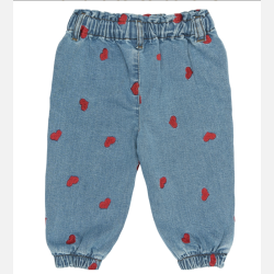 Petit Piao Eva Denim bukser - Light Blue