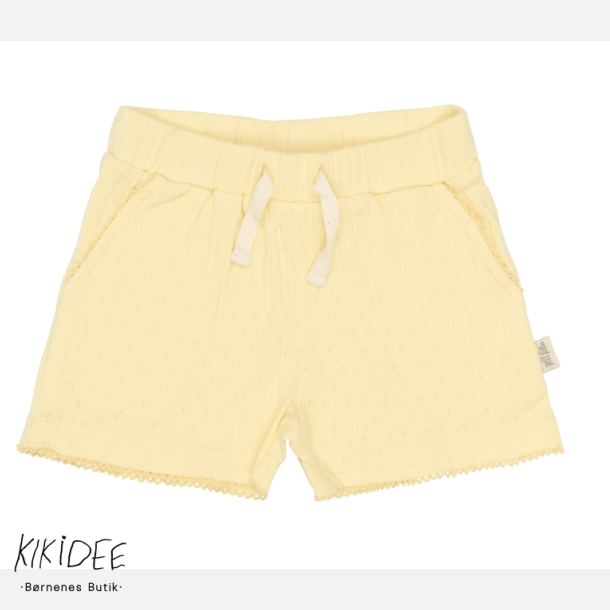 Petit Piao Suze Pointelle Shorts - Mellow yellow 