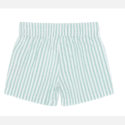 The New Tate Shorts - Creme de menthe striped 