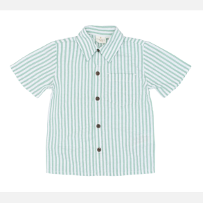 The New Tate Shirt - Creme de menthe striped 