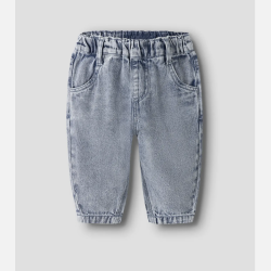 Lil' Atelier Funda Loose Jeans - Medium blue denim