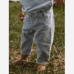 Lil' Atelier Funda Loose Jeans - Medium blue denim
