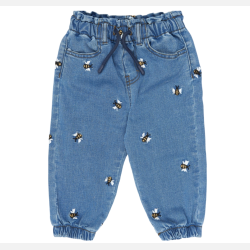 Petit Piao Jubii Denim Pants - Light blue  
