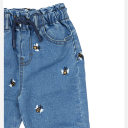 Petit Piao Jubii Denim Pants - Light blue  