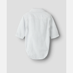 Lil' Atelier Jesper Body Skjorte - Gray Dawn