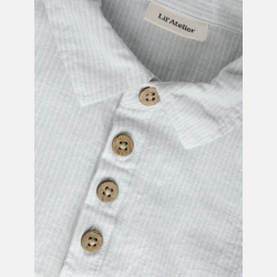 Lil' Atelier Jesper Body Skjorte - Gray Dawn