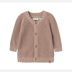 Lil' Atelier Emlen Cardigan - Misty rose