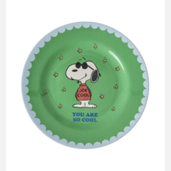 Rice Melamin Sidetallerken - Snoopy green 